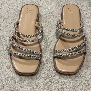 Strappy sandals-embellished